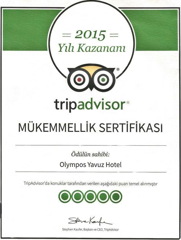 Olympos Yavuz Hotel Çıralı Luaran gambar